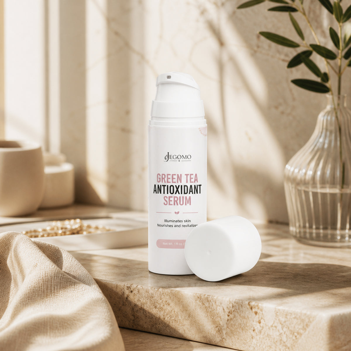 Green Tea Antioxidant Serum luxury lifestyle