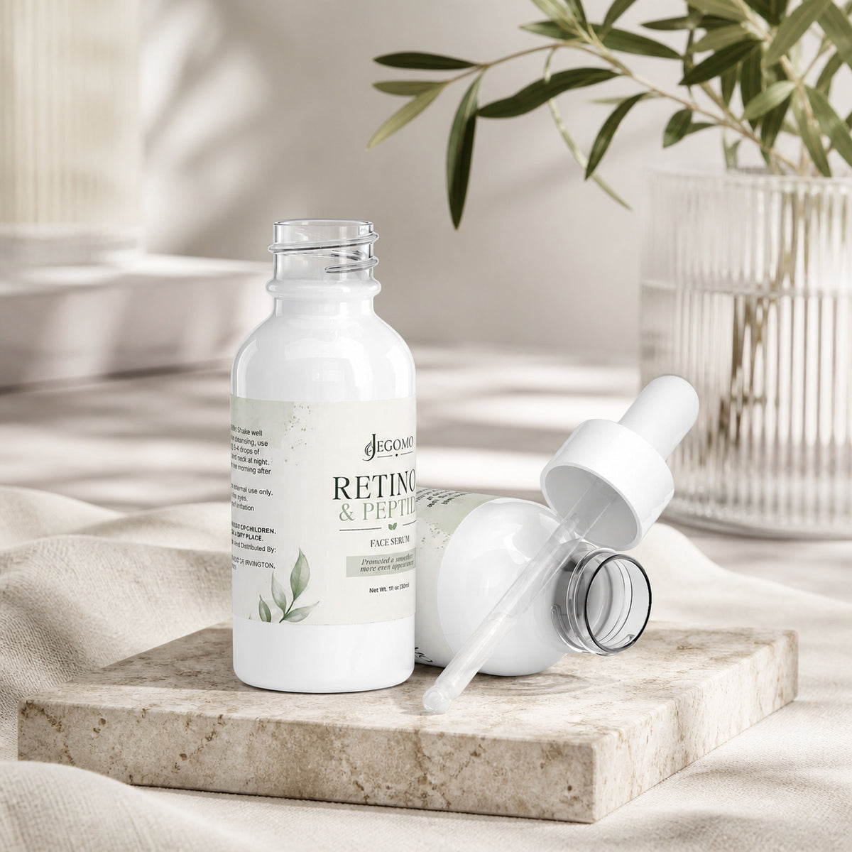 Retinol and Peptide Face Serum luxury lifestyle